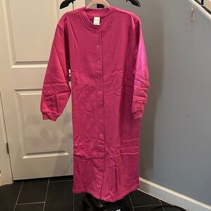 Blair Fuchsia Button-Up Top